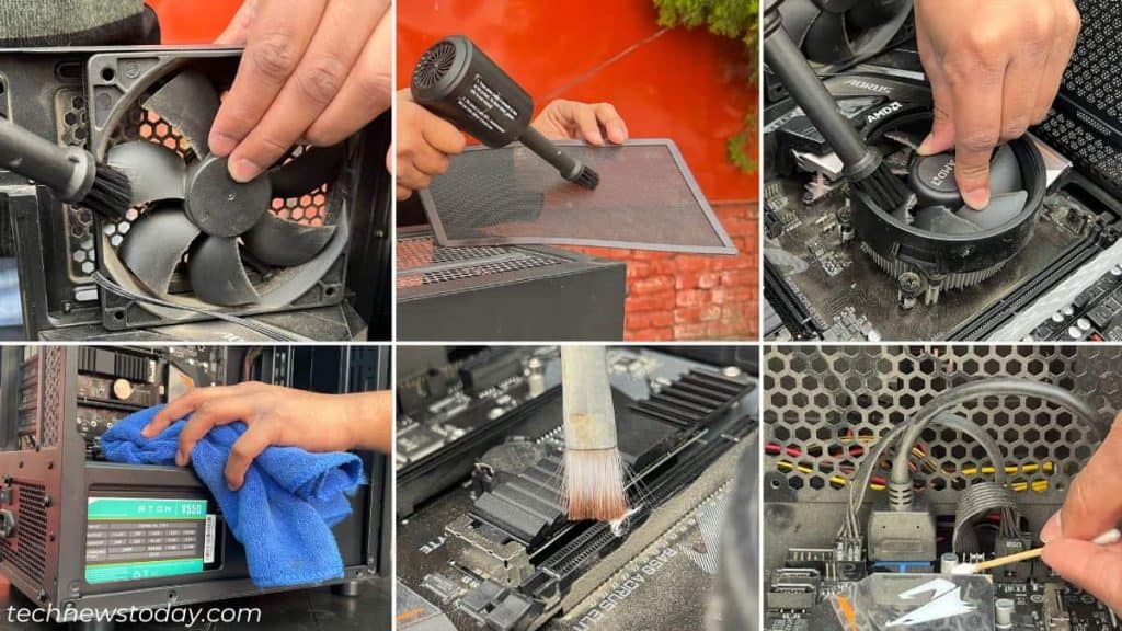 properly cleaning pc