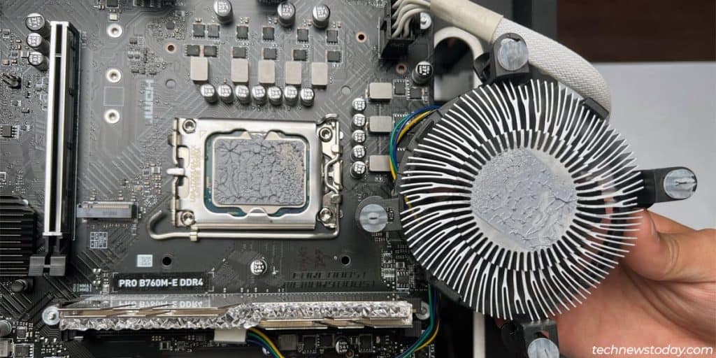 replace thermal paste cpu and cooler