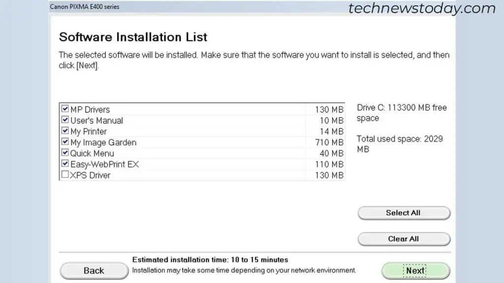 software-installation-list-while-connecting-canon-printer-to-laptop-1024x576
