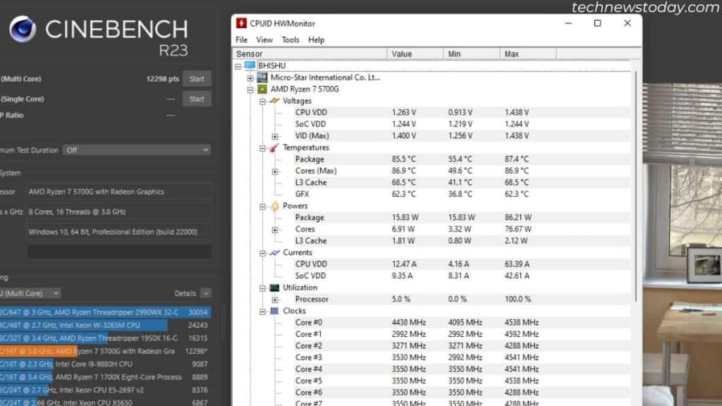 How to Safely Undervolt Your CPU to Reduce Temperature 6 stress testing on msi