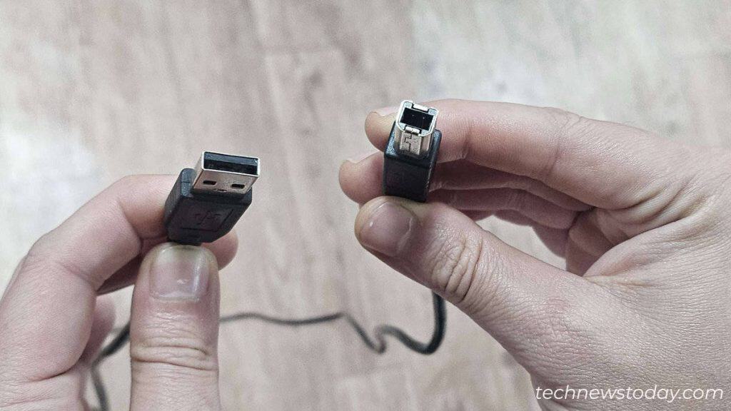 Why is My HP Printer Offline? 7 Ways to Fix It 3 usb-a-b-cable-for-printer