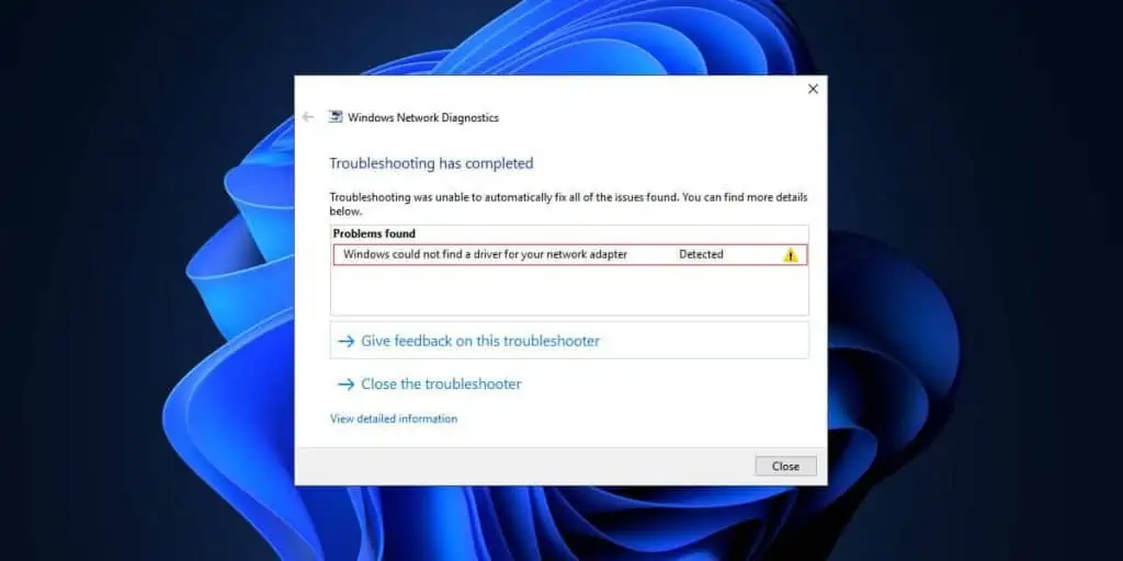 5 Ways to Fix “Windows Could Not Find a Driver for Your Network Adapter”