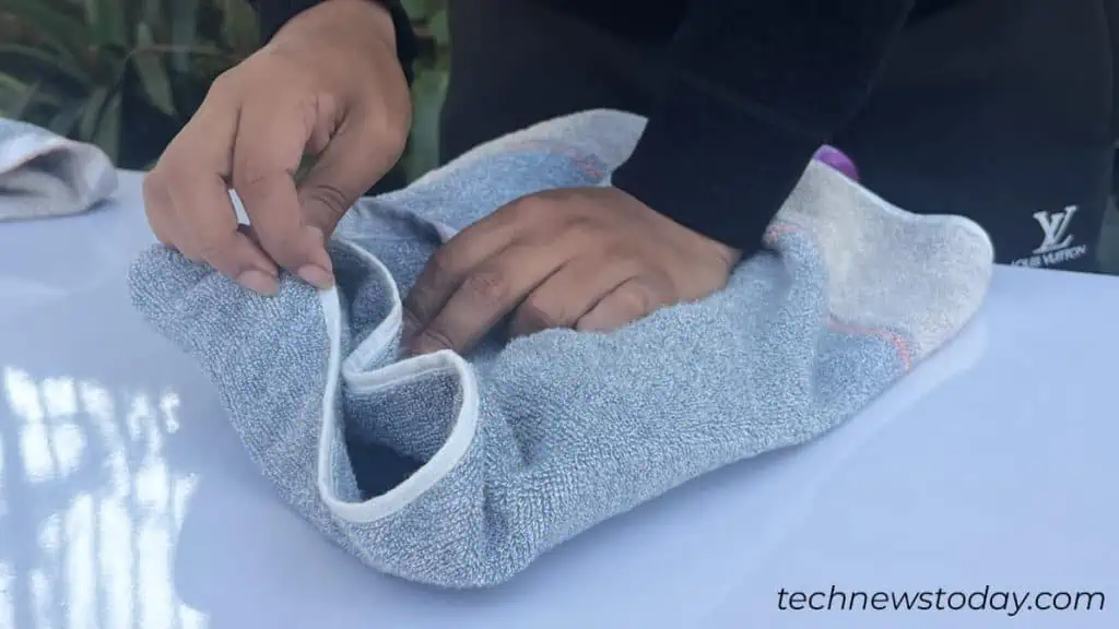 How to Clean a Mousepad 18 wrap-the-mousepad-in-a-towel-1024x576