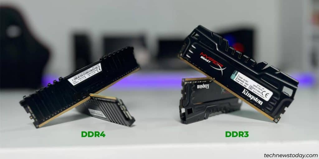 DDR3 and ddr4 ram modules