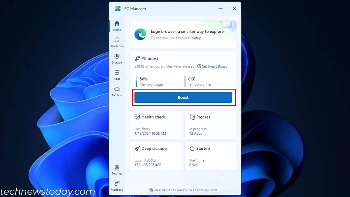 pc yöneticisinden pc'yi gönder