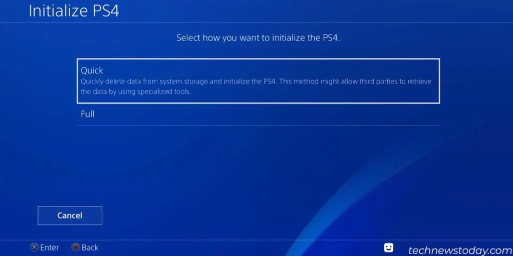 PlayStation Turns on by Itself? Here’s How to Fix It 24 PS4-Select-Initialization-Methods-Quick-or-Full-1-1024x512