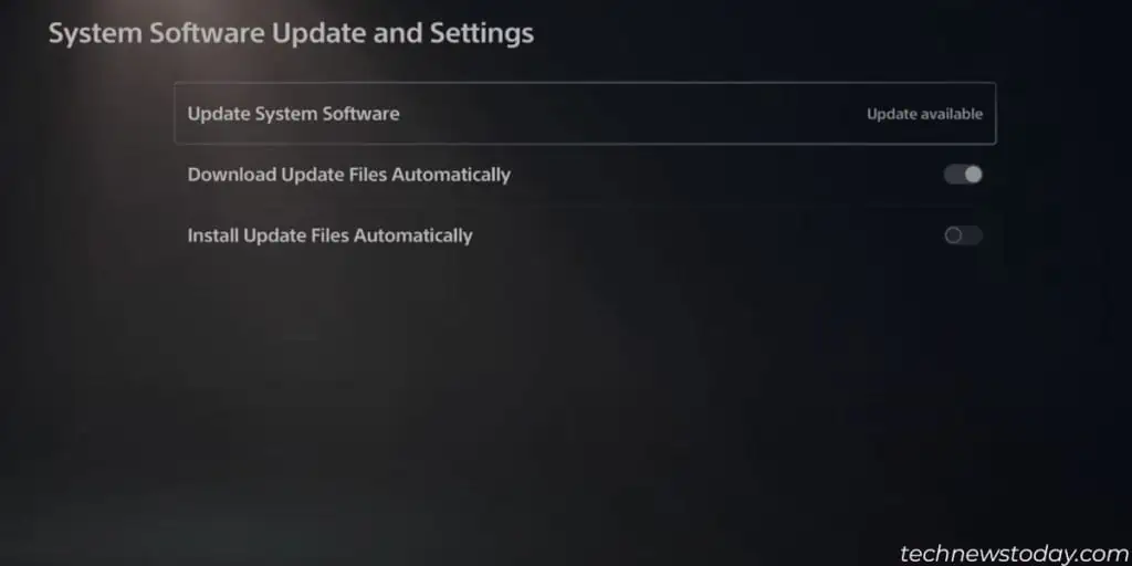 PlayStation Turns on by Itself? Here’s How to Fix It 20 PS5-Settings-Update-System-Software-1-1024x512