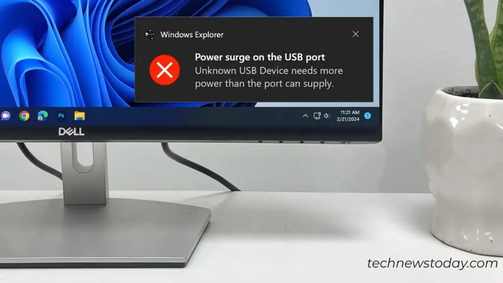 How to Fix Power Surge on the USB Port Error