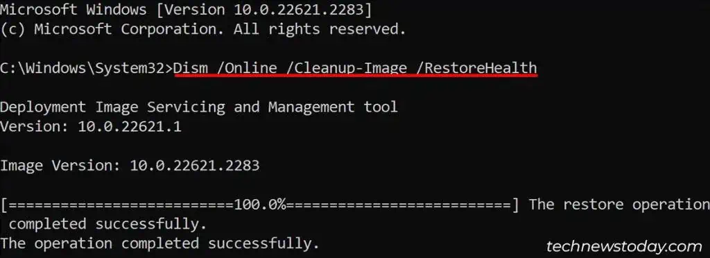 Notifications Not Working on Windows? Here’s How to Fix It 10 running-dism-command-1024x372