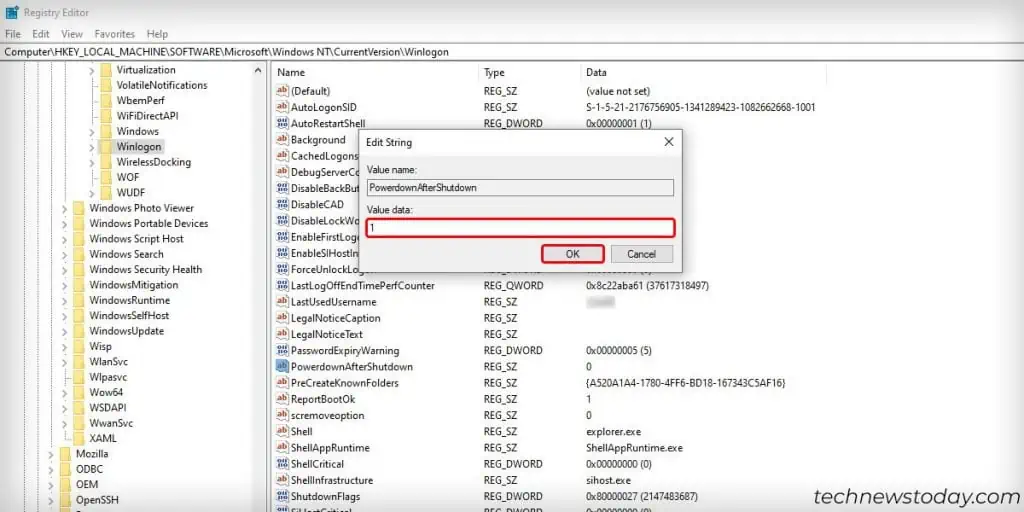 How to Fix When Windows Restarts After Shutdown 11 Edit-the-Registry-Settings-1024x512