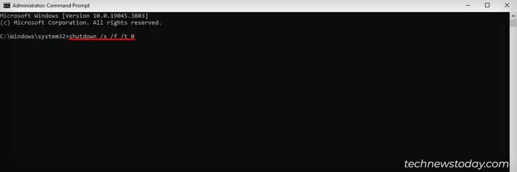How to Fix When Windows Restarts After Shutdown 20 Force-Shutdown-from-Commadn-Prompt-1024x341