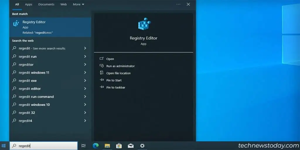 How to Fix When Windows Restarts After Shutdown 9 Open-Registry-Editor-1024x512