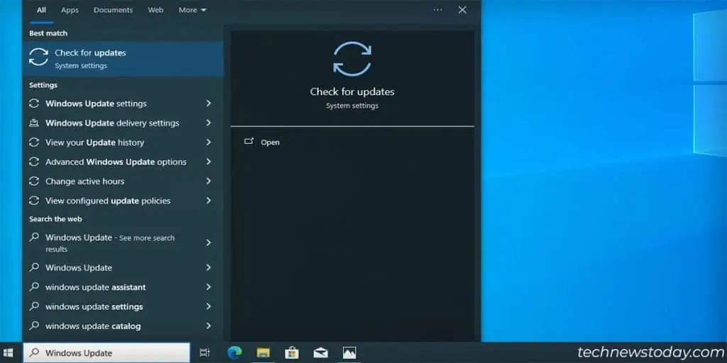How to Fix When Windows Restarts After Shutdown 17 Open-Windows-Update-1024x512