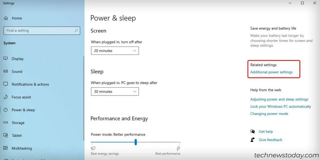 How to Fix When Windows Restarts After Shutdown 2 Windows-Additional-Power-Settings-1024x512