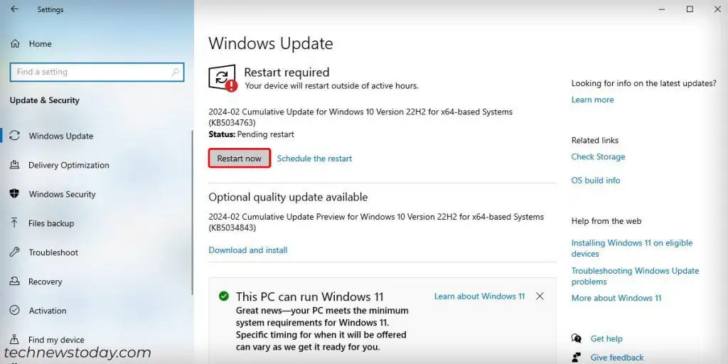How to Fix When Windows Restarts After Shutdown 19 Windows-Updates-Restart-now-1024x512